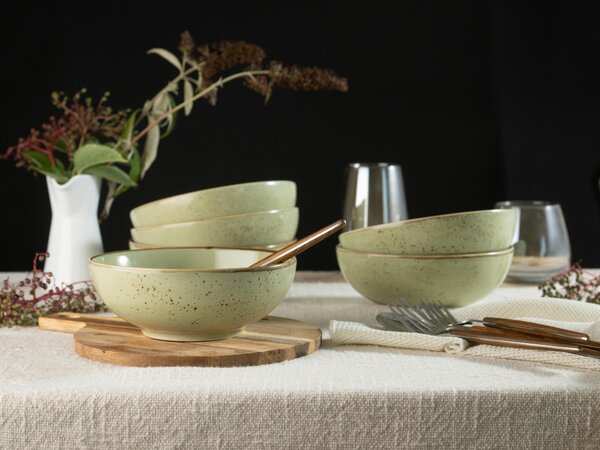 SADA MISEK kamenina keramika 6dílné 16,5 cm Creatable - Sada misek, Online Only