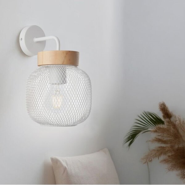 Brilliant - Nástěnná lampa GIADA 1xE27/40W/230V bílá