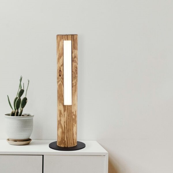 Brilliant - LED Stmívatelná dotyková stolní lampa ODUN LED/8W/230V borovice