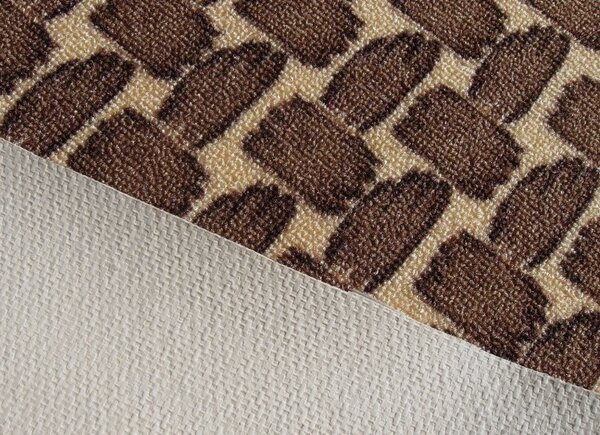 Berfin Dywany AKCE: 150x57 cm Protiskluzový běhoun na míru Zel 1002 Brown - obšitý ze všech stran - šíře 57 cm