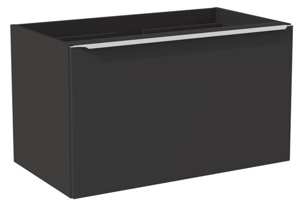 COMAD Závěsná skříňka pod umyvadlo - SANTA FE 82-80 black, šířka 80 cm, matná černá