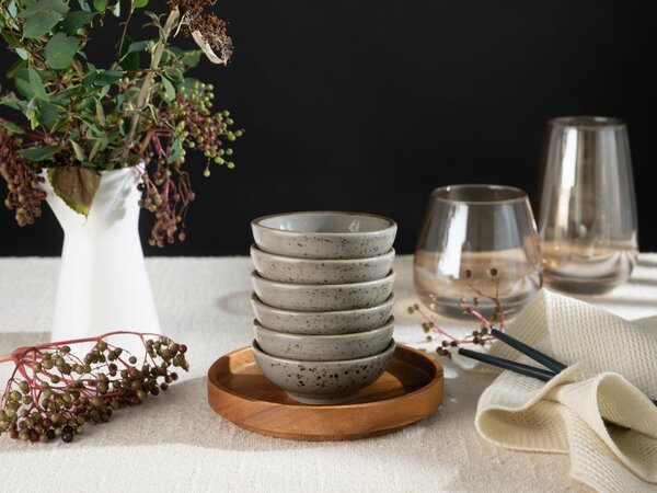 SADA MISEK NA OMÁČKU kamenina keramika 8 cm Creatable - Kolekce nádobí, Online Only