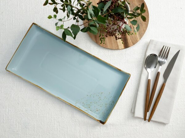 SADA SERVÍROVACÍCH PODNOSŮ kamenina keramika 2dílné 16,5/33 cm Creatable - Kolekce nádobí, Online Only