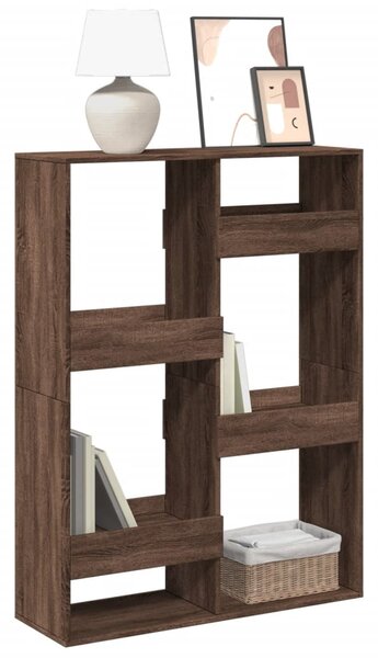 Knihovna hnědý dub 100 x 33 x 135 cm kompozitní dřevo 3309390