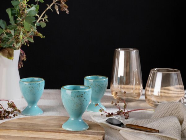 SADA KALÍŠKŮ NA VEJCE kamenina keramika 6dílné 5,5 cm Creatable - Kolekce nádobí, Online Only