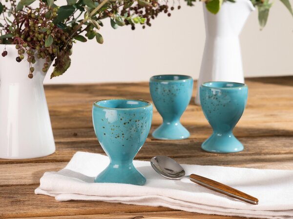SADA KALÍŠKŮ NA VEJCE kamenina keramika 6dílné 5,5 cm Creatable - Kolekce nádobí, Online Only