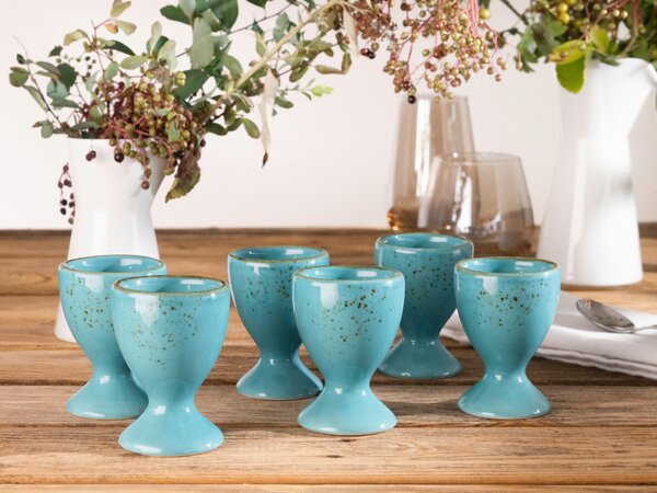 SADA KALÍŠKŮ NA VEJCE kamenina keramika 6dílné 5,5 cm Creatable - Kolekce nádobí, Online Only
