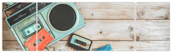 Obraz - Retro rádio (170x50 cm)