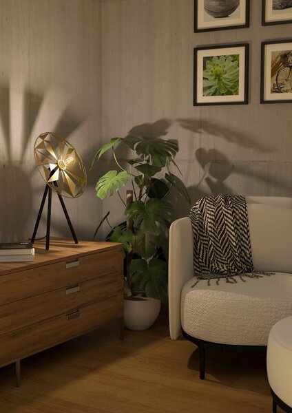 STOLNÍ LAMPA, E27, 37/27/57,5 cm Eglo - Online Only svítidla, Online Only