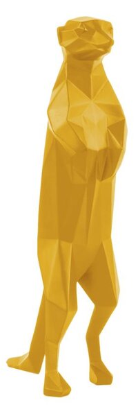 Socha surikata Origami Meerkat 31,7 cm Present Time (Barva- matná žlutá)