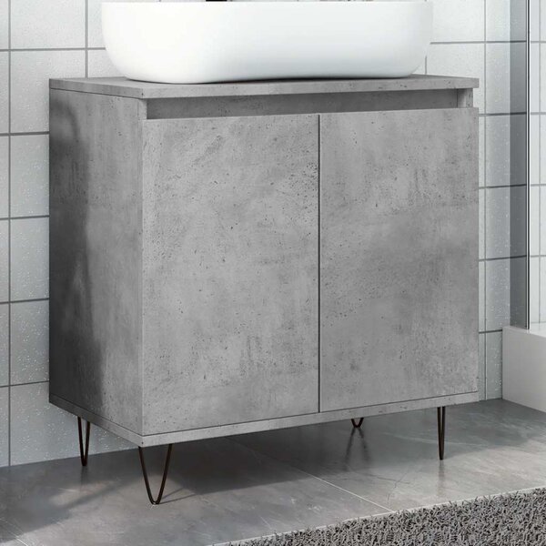 Koupelnová skříňka betonově šedá 58x33x60 cm kompozitní dřevo