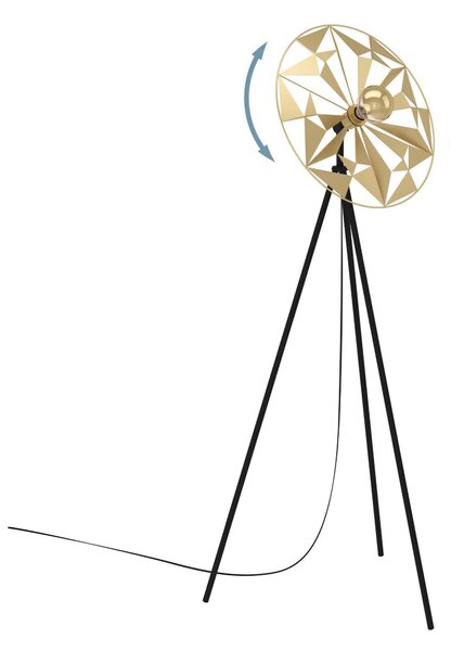 STOJACÍ LAMPA, 50/27/152 cm Eglo - Online Only svítidla, Online Only