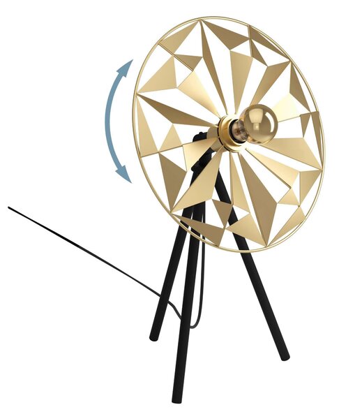 STOLNÍ LAMPA, E27, 37/27/57,5 cm Eglo - Online Only svítidla, Online Only