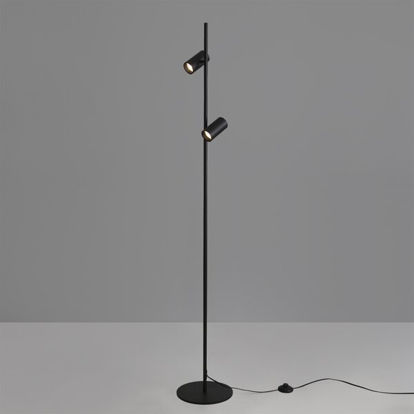 ACB Iluminacion Stojací lampa GINA, v. 160 cm, 2xGU10 8W Barva: Černá