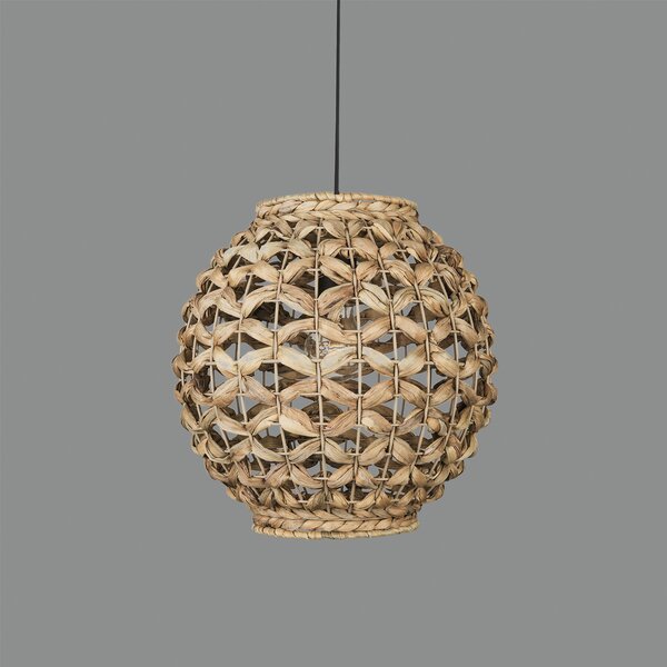 ACB Iluminacion Závěsné svítidlo LENNIS, ⌀ 30 cm, 1xE27 15W Barva montury: Černá