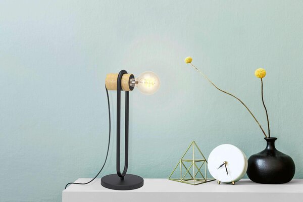 STOLNÍ LAMPA, E27, 8,5/9/41 cm Eglo - Online Only svítidla, Online Only