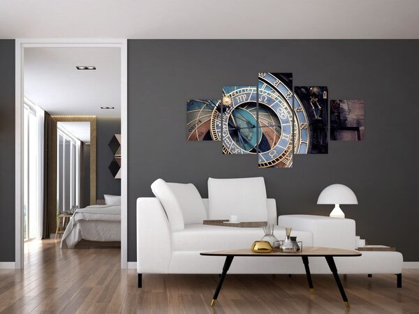 Obraz - Orloj, Praha (125x70 cm)