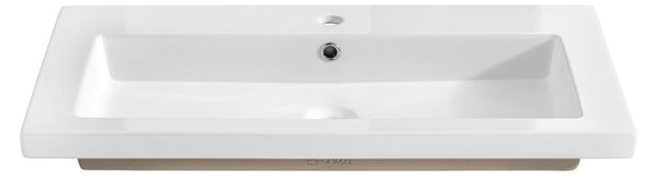 Comad Nábytkové keramické umyvadlo UM-8070 SPIRIT 80, 81x46 cm, bílá lesklá