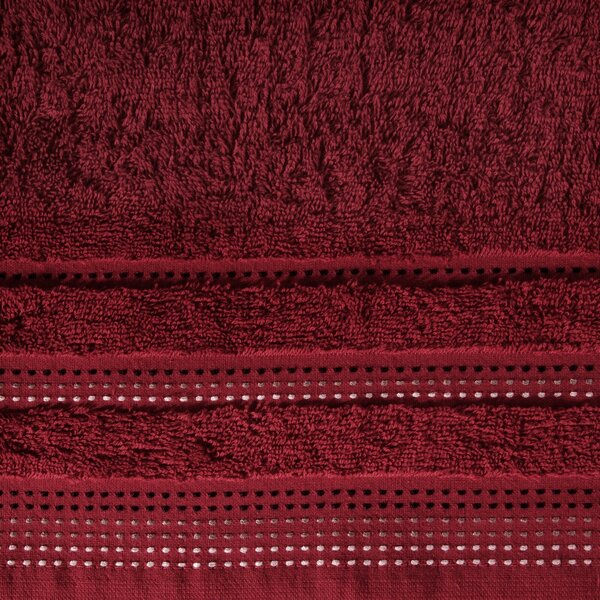 FROTÉ RUČNÍK POLA20 70X140 CM BORDOVÁ