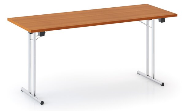 Skládací konferenční stůl FOLDING, 160x80 cm, třešeň