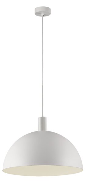 ACB Iluminacion Závěsné svítidlo TIGA, ⌀ 35 cm, 1xE27 15W Barva: Bílo-zlatá, Barva montury: Bílá