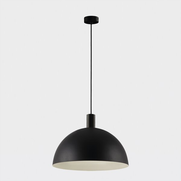ACB Iluminacion Závěsné svítidlo TIGA, ⌀ 35 cm, 1xE27 15W Barva: Bílo-zlatá, Barva montury: Bílá