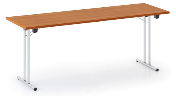 Skládací konferenční stůl FOLDING, 180x80 cm, třešeň