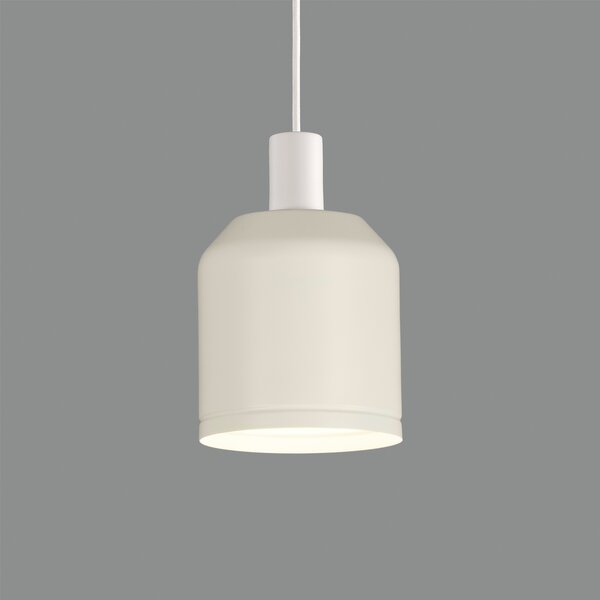 ACB Iluminacion Závěsné svítidlo TURKANA, ⌀ 16 cm, 1xE27 15W Barva: Bílá, Barva montury: Bílá