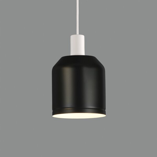 ACB Iluminacion Závěsné svítidlo TURKANA, ⌀ 16 cm, 1xE27 15W Barva: Bílá, Barva montury: Bílá