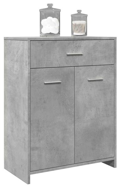 Koupelnová skříňka betonově šedá 60 x 33 x 80 cm dřevotříska