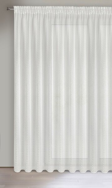ZÁCLONA NA PÁSCE SIBEL 300 CM X 250 CM CM BÍLÁ