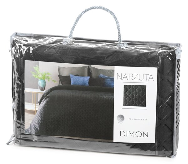 PŘEHOZ NA POSTEL DIMON 170X210 CM ČERNÝ