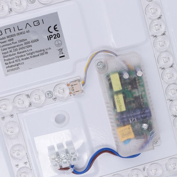 Brilagi - LED Stmív. svítidlo MATTEO LED/48W/230V 3000-6500K pr. 41 cm zelená+DO