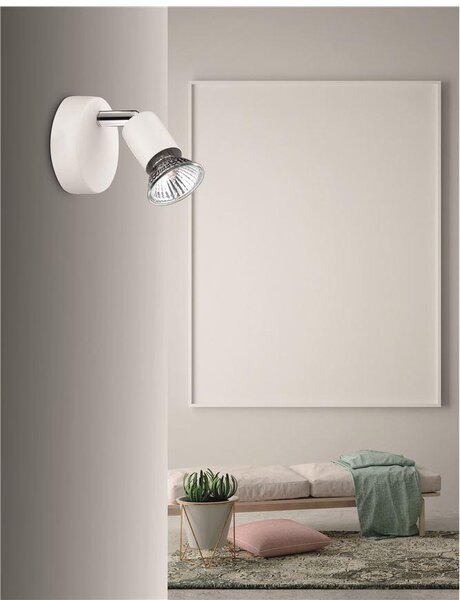 Nova Luce Bodové svítidlo BASE, GU10 1x5W Barva: Nikl