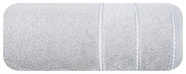 BAVLNĚNÝ RUČNÍK MARI2 50X90 CM STŘÍBRNÁ