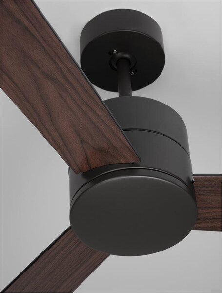 Nova Luce Stropní ventilátor AXEL Barva: Černá