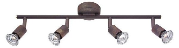 Nova Luce Bodové svítidlo BASE, GU10 4x5W Barva: Rezavá