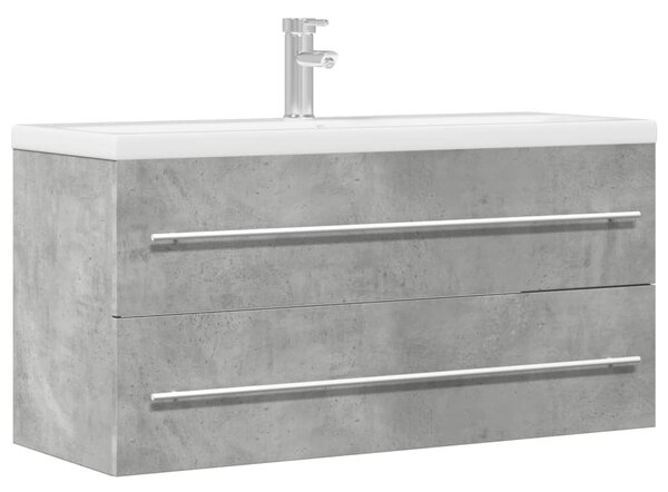 Skříňka pod umyvadlo betonově šedá 100x38,5x48 cm dřevotříska