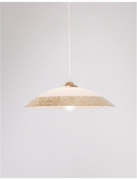 Nova Luce Závěsné svítidlo BENITO, E27 1x12W Barva: Zlatá