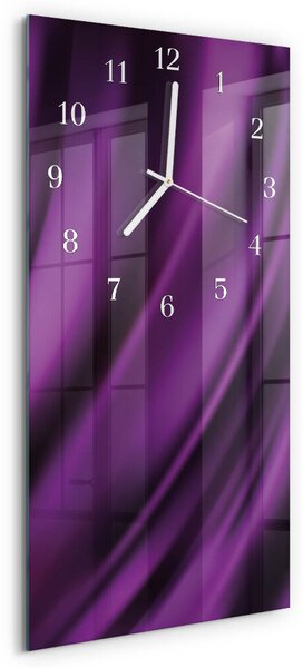 Skleněné hodiny vertikální Abstrakce zsppb-30x60-00084406