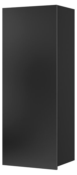 Obývací stěna CALABRINI c | 300 cm | 5 dílů C | černá lesk
