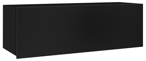 Obývací stěna CALABRINI c | 300 cm | 5 dílů R | černá lesk