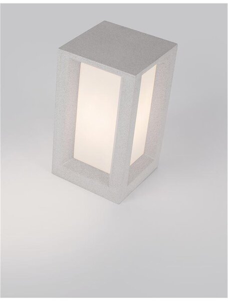 Nova Luce Venkovní sloupkové svítidlo CASTRO, E27 1x12W IP65 Barva: Šedá