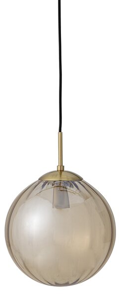 Závěsná lampa Heloise Brown Glass 25 cm