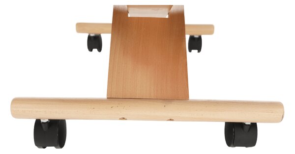 KONDELA Ergonomická klekačka, hnědá/buk, FLONET