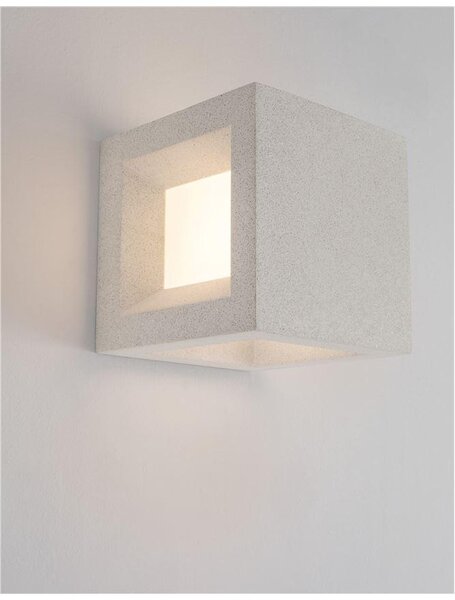 Nova Luce Venkovní nástěnné svítidlo CASTRO, E27 1x12W IP65 Barva: Bílá
