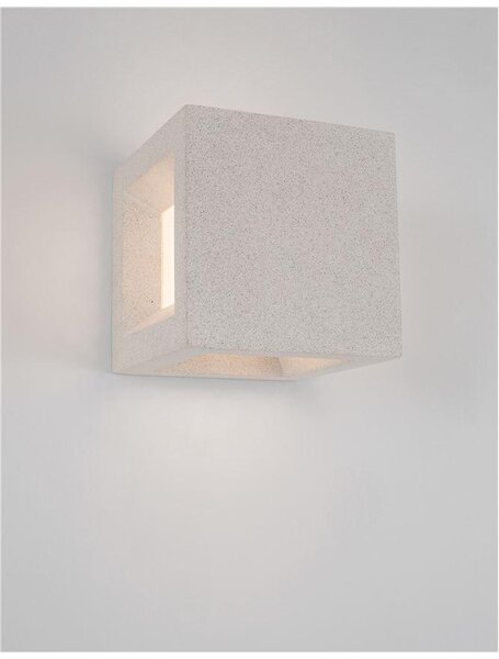 Nova Luce Venkovní nástěnné svítidlo CASTRO, E27 1x12W IP65 Barva: Bílá