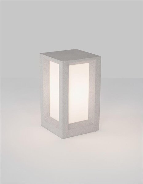 Nova Luce Venkovní sloupkové svítidlo CASTRO, E27 1x12W IP65 Barva: Šedá