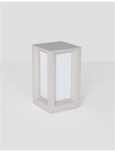 Nova Luce Venkovní sloupkové svítidlo CASTRO, E27 1x12W IP65 Barva: Šedá
