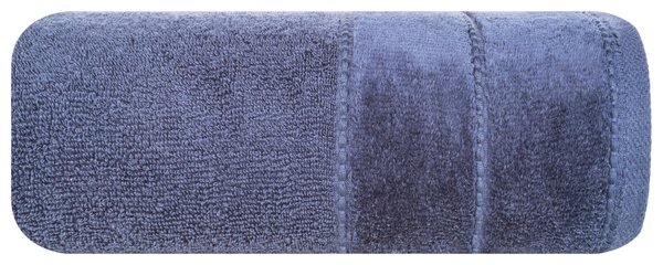 BAVLNĚNÝ RUČNÍK MARI15 50X90 CM TMAVĚMODRÁ